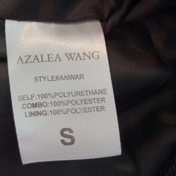 NWOT AZALEA WANG ANWAR BLACK FLOWER MOTO STUDDED JACKET SIZE S - Picture 14 of 16